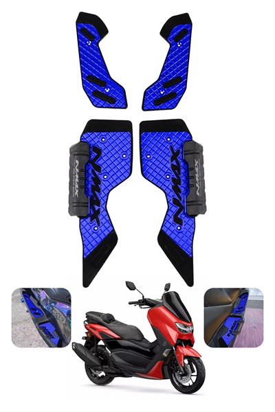 Yamaha Nmax Uyumlu Basamak Seti 2025-2026 Cnc Mavi