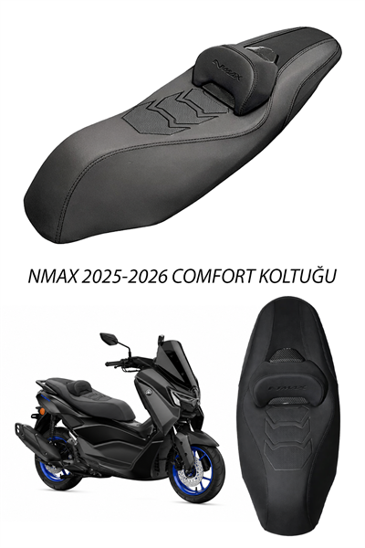 Yamaha Nmax Uyumlu Comfort Koltuk 2025-2026 Siyah
