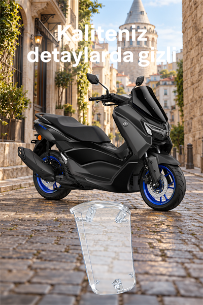 Yamaha Nmax Uyumlu Depo Üstü Kapak 2025-2026 Şeffaf