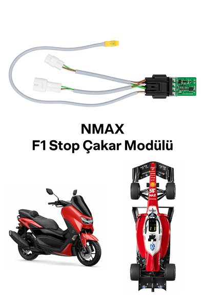 Yamaha Nmax Uyumlu F1 Çakar Modülü Soketli Kablo Seti  2021-2024
