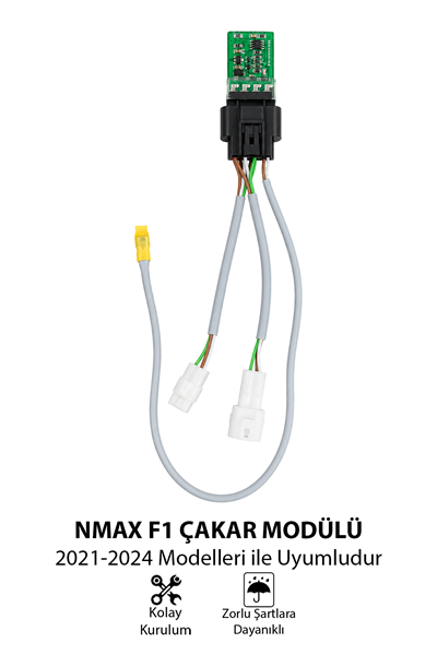 Yamaha Nmax Uyumlu F1 Çakar Modülü Soketli Kablo Seti  2021-2024