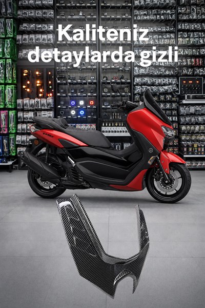 Yamaha Nmax Uyumlu Far Üstü Kapağı 2025-2026 Karbon Desen