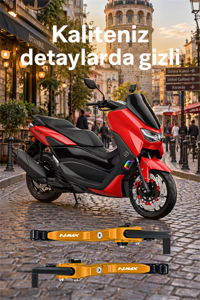 Yamaha Nmax Uyumlu Fren Maneti 2021-2026 Cnc Gold