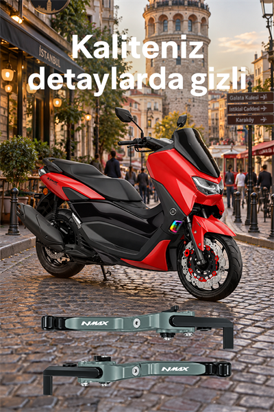Yamaha Nmax Uyumlu Fren Maneti 2021-2026 Cnc Titanyum