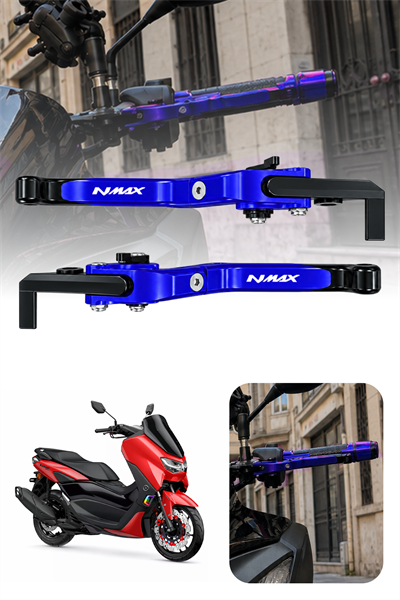 Yamaha Nmax Uyumlu Fren Maneti 2021-2026 Cnc Mavi