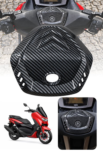 Yamaha Nmax Uyumlu Gidon Orta Kapağı 2021-2024 Karbon