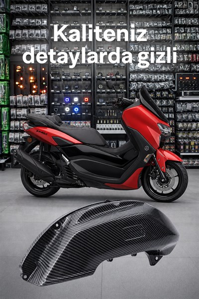 Yamaha Nmax Uyumlu Hava Filtresi Kapağı 2025-2026 Karbon Desen
