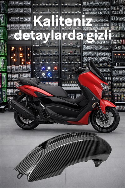 Yamaha Nmax Uyumlu Hava Filtresi Kapağı 2021-2024 Karbon Desen