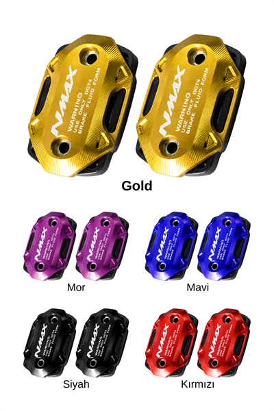 Yamaha Nmax Uyumlu Hidrolik Kapağı 2021-2026 Cnc Gold