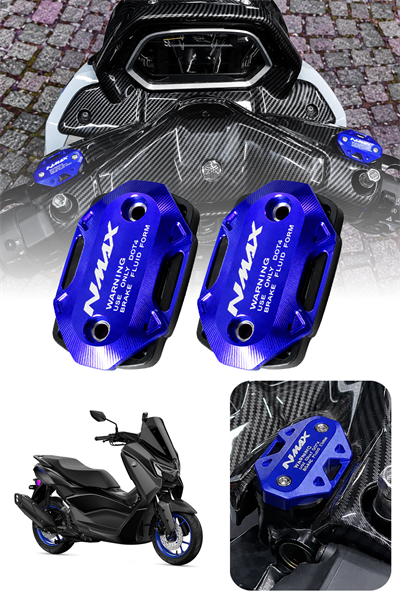 Yamaha Nmax Uyumlu Hidrolik Kapağı 2021-2026 Cnc Mavi