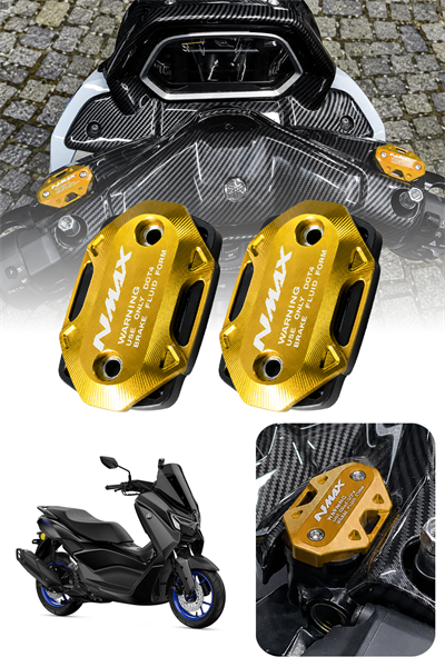 Yamaha Nmax Uyumlu Hidrolik Kapağı 2021-2026 Cnc Gold