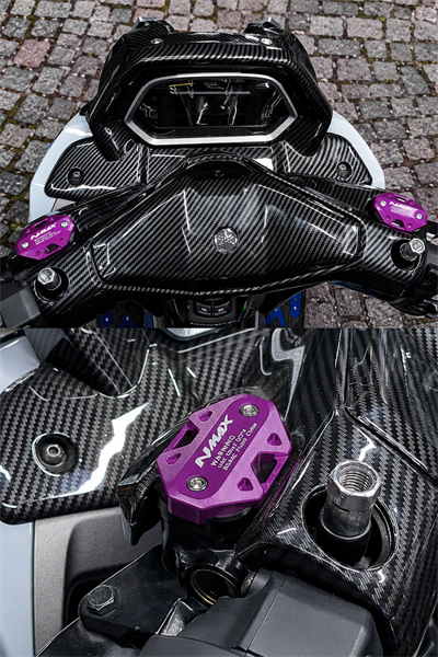 Yamaha Nmax Uyumlu Hidrolik Kapağı 2021-2026 Cnc Mor