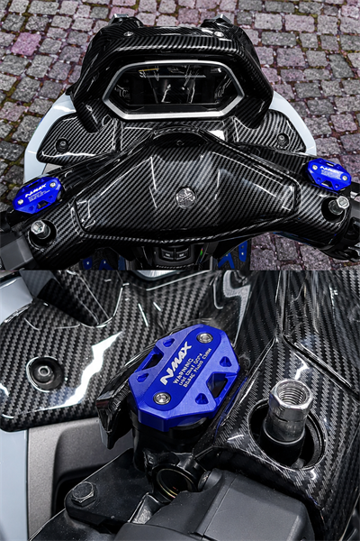 Yamaha Nmax Uyumlu Hidrolik Kapağı 2021-2026 Cnc Mavi