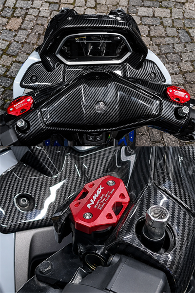 Yamaha Nmax Uyumlu Hidrolik Kapağı 2021-2026 Cnc Kırmızı