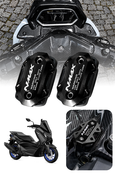 Yamaha Nmax Uyumlu Hidrolik Kapağı 2021-2026 Cnc Siyah