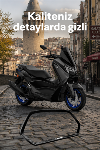 Yamaha Nmax Uyumlu Kadran Çerçevesi 2025-2026 Cnc Siyah