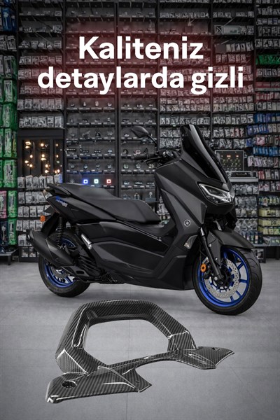 Yamaha Nmax Uyumlu Kadran Çerçevesi 2025-2026 Karbon Desen