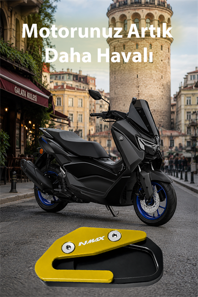 Yamaha Nmax Uyumlu Kaz Ayağı Koruyucu Seti 2021-2026 Cnc Gold