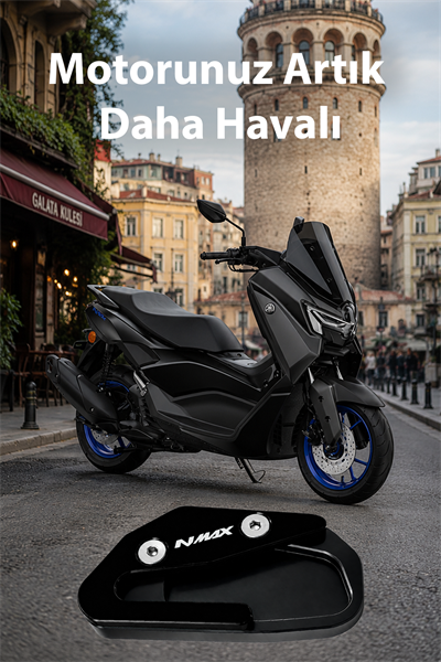 Yamaha Nmax Uyumlu Kaz Ayağı Koruyucu Seti 2021-2026 Cnc Siyah