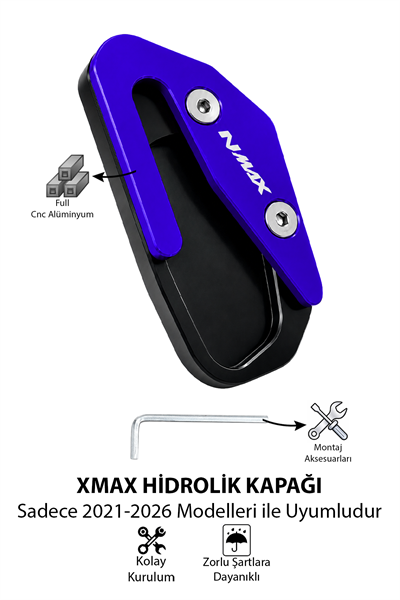 Yamaha Nmax Uyumlu Kaz Ayağı Koruyucu Seti 2021-2026 Cnc Mavi