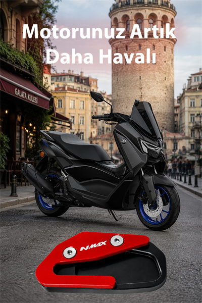 Yamaha Nmax Uyumlu Kaz Ayağı Koruyucu Seti 2021-2026 Cnc Kırmızı
