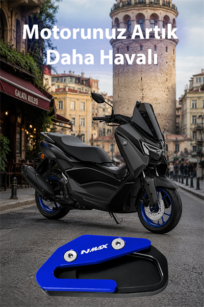 Yamaha Nmax Uyumlu Kaz Ayağı Koruyucu Seti 2021-2026 Cnc Mavi
