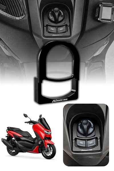 Yamaha Nmax Uyumlu Kontak Çerçevesi 2021-2026 Cnc Siyah