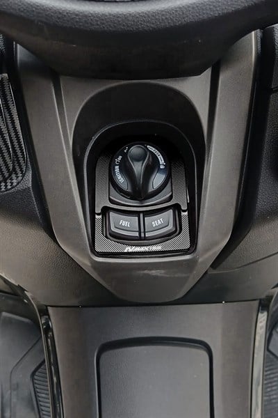 Yamaha Nmax Uyumlu Kontak Çerçevesi 2021-2026 Cnc Siyah