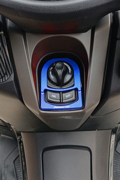Yamaha Nmax Uyumlu Kontak Çerçevesi 2021-2026 Cnc Mavi