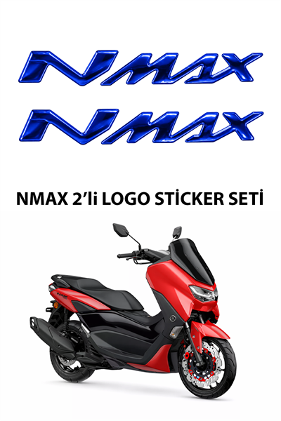 Yamaha Nmax Uyumlu Logo Sticker 2021-2026 Mavi