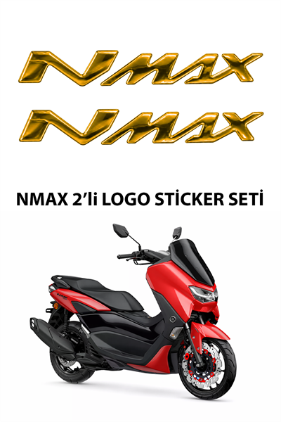 Yamaha Nmax Uyumlu Logo Sticker 2021-2026 Gold