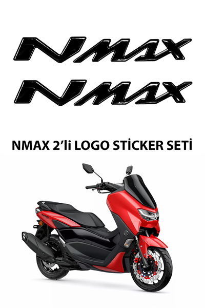 Yamaha Nmax Uyumlu Logo Sticker 2021-2026 Siyah