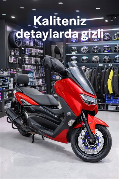Yamaha Nmax Uyumlu Ön Fren Disk 2018-2026 Cnc Mavi