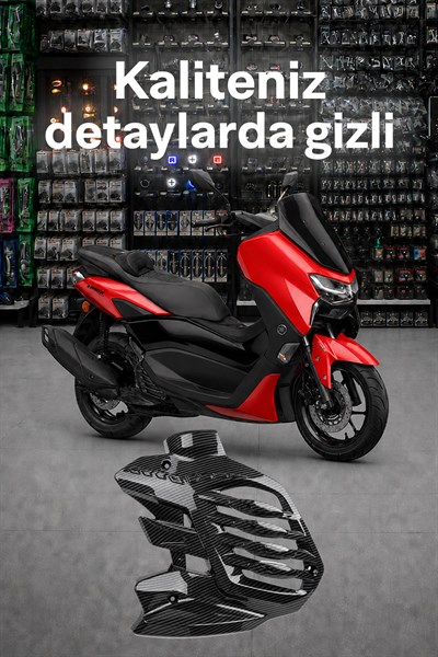 Yamaha Nmax Uyumlu Radyatör Koruma 2021-2024 Karbon Desen