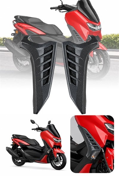 Yamaha Nmax Uyumlu Sinyal Üstü Kapağı 2021-2024 Karbon Desen