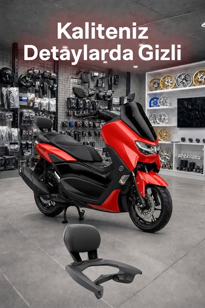Yamaha Nmax Uyumlu Sisy Bar Sırt Dayama 2024-2026 Siyah