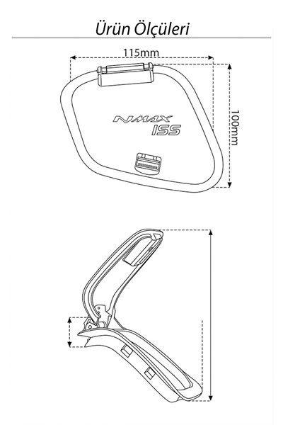 Yamaha Nmax Uyumlu Sol Cep Kapak 2021-2024 Karbon Desen