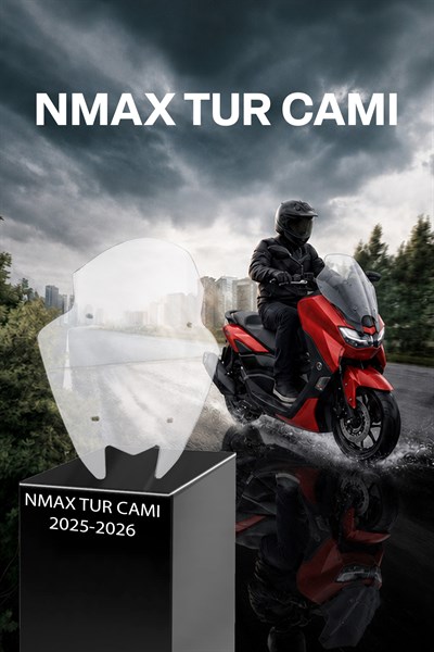 Yamaha Nmax Uyumlu Sport Tur Camı 2025-2026 Mod 4 Şeffaf