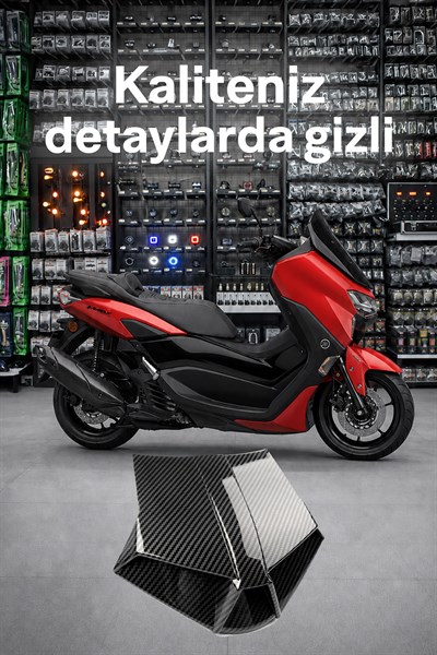 Yamaha Nmax Uyumlu Stop Kanat 2021-2024 Karbon Desen