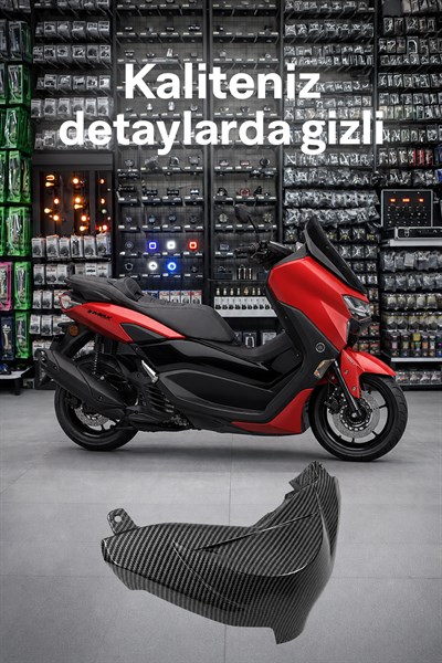 Yamaha Nmax Uyumlu Stop Üstü Kapağı 2025-2026 Karbon Desen