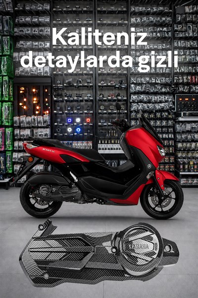 Yamaha Nmax Uyumlu Vartatör Kapağı 2021-2024 Karbon Desen