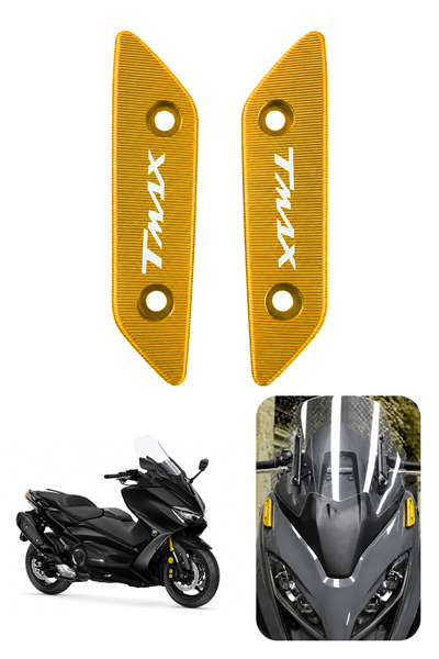 Yamaha Tmax Uyumlu Ayna Yuva Kapaması 2020-2026 Cnc Gold