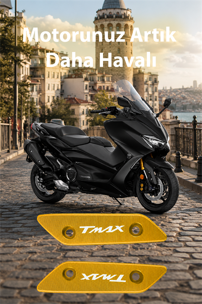 Yamaha Tmax Uyumlu Ayna Yuva Kapaması 2020-2026 Cnc Gold
