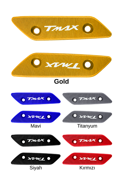 Yamaha Tmax Uyumlu Ayna Yuva Kapaması 2020-2026 Cnc Gold