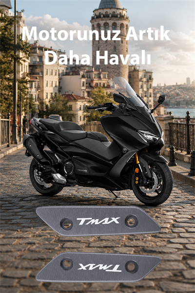 Yamaha Tmax Uyumlu Ayna Yuva Kapaması 2020-2026 Cnc Titanyum