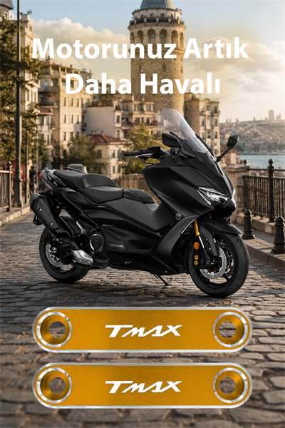 Yamaha Tmax Uyumlu Çamurluk Ucu 2020-2026 Cnc Gold