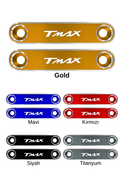 Yamaha Tmax Uyumlu Çamurluk Ucu 2020-2026 Cnc Gold