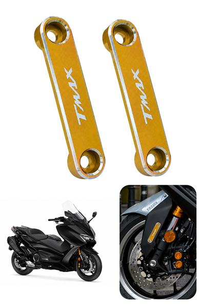 Yamaha Tmax Uyumlu Çamurluk Ucu 2020-2026 Cnc Gold