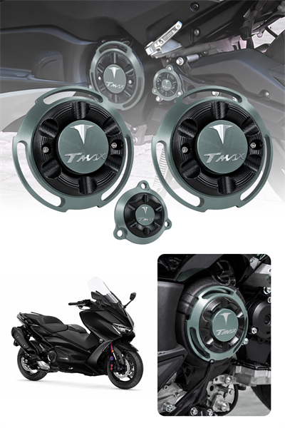 Yamaha Tmax Uyumlu Debriyaj Kapak Seti 2020-2026 Cnc Titanyum