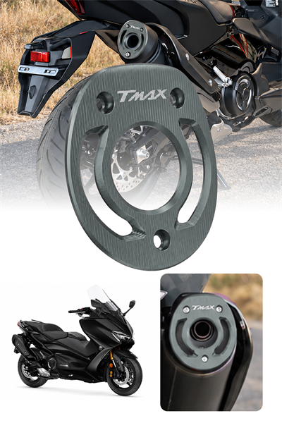 Yamaha Tmax Uyumlu Egzoz Ucu 2020-2026 Cnc Titanyum